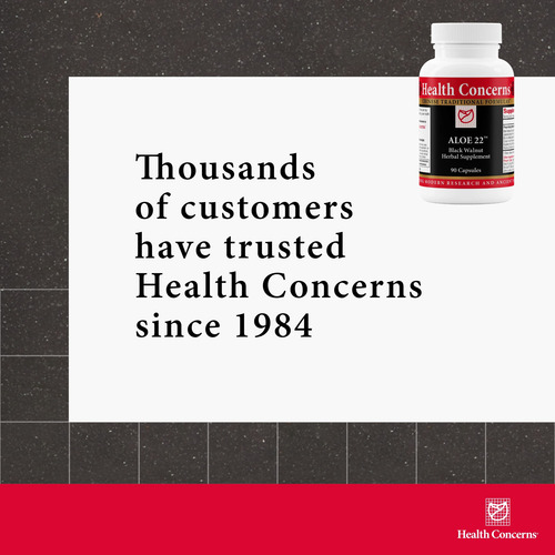 Health Concerns - Aloe 22 - Soporte Digestivo - 90 Cápsulas
