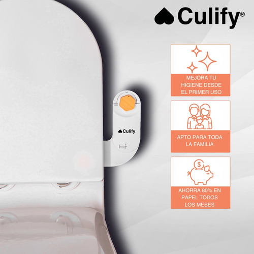 Bide Culify Ducha Árabe Turca Wc Inodoro Kit Completo Bidet