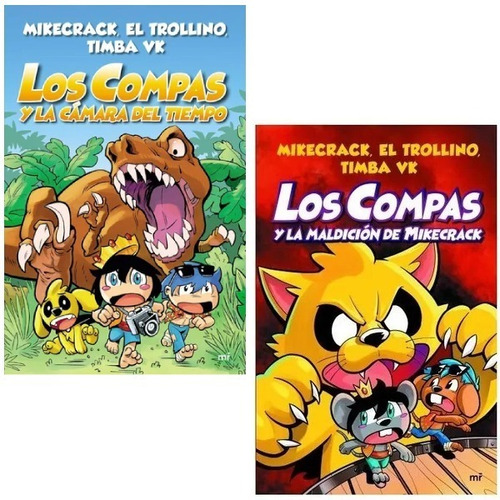 Pack Los Compas - Cámara Del Tiempo + La Maldición /2 Libros