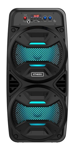 Imagen 1 de 4 de Parlante Portatil Grande Inalambrico Bluetooth Led Potente