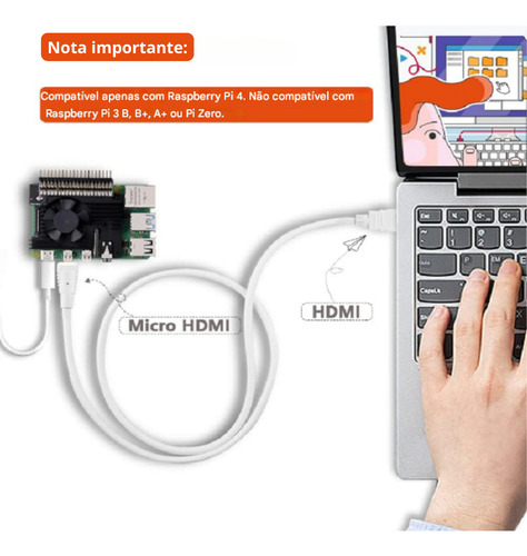 Cabo Micro Hdmi Macho Para Hdmi Macho 1mt 4k 18gbps Premium Hdmatters HDM241006