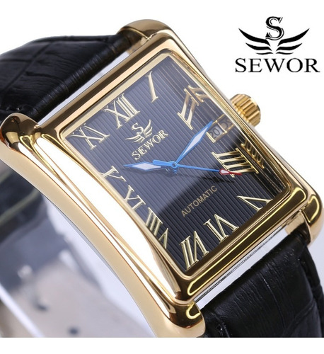 Sewor Reloj Mecánico Automático Antiguo Relogio