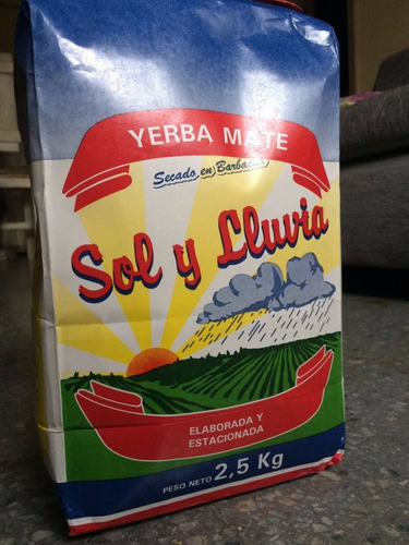 Yerba Mate Sol Y Lluvia Barbacua 2,5kg Oferta