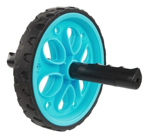 Rueda Abdominal Drb Fortalece Brazo Espalda Tonifica Cintura Negro/turquesa
