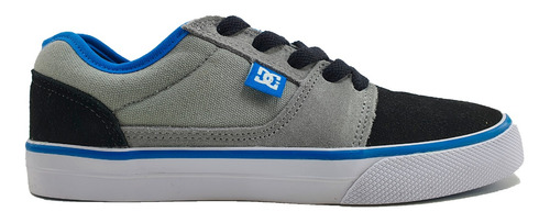 Zapatillas Dc Lifestyle Niño Tonik Negro-gris-azul Ras