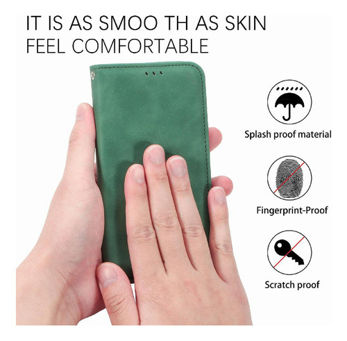 Funda Abatible Para Oppo A58 4g Funda Simple A Prueba De