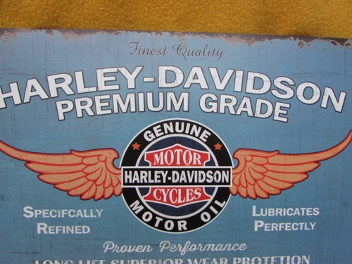 Tesoros Letrero Publicitario Harley Davidson Premium Grade