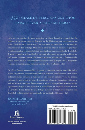 Imagen 2 de 2 de Doce Héroes Inconcebibles John Macarthur