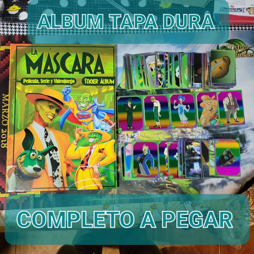 Album La Máscara, Completo Con Todas Sus Láminas A Pegar 