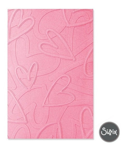 Imagen 4 de 9 de Carpeta Embossing 3d Textura Para Troqueladora Sizzix