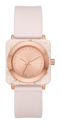 Reloj Mujer Skechers Analogo 3m Color De La Correa Nude