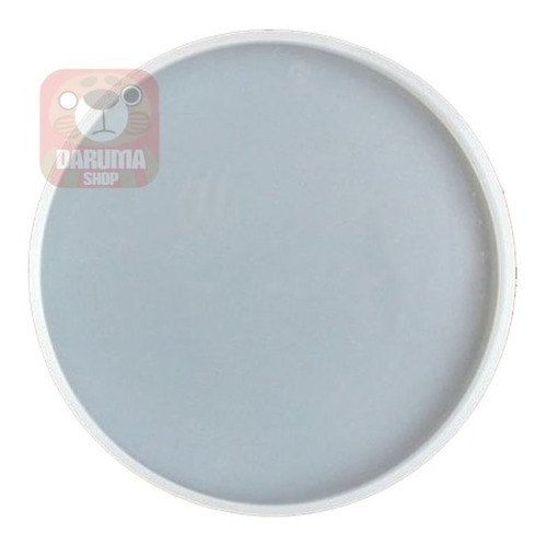 Imagen 3 de 8 de Molde Silicona Bandeja Posavasos Liso Circular Resina 9cm