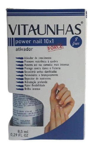 Base Vitaunhas Force Power Nail 10x1 Ativador 8,5ml