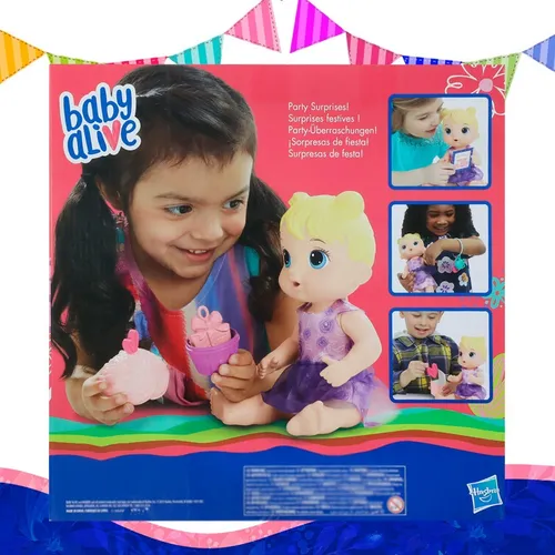 Muñeca baby alive hasbro online bebé fiesta de regalos