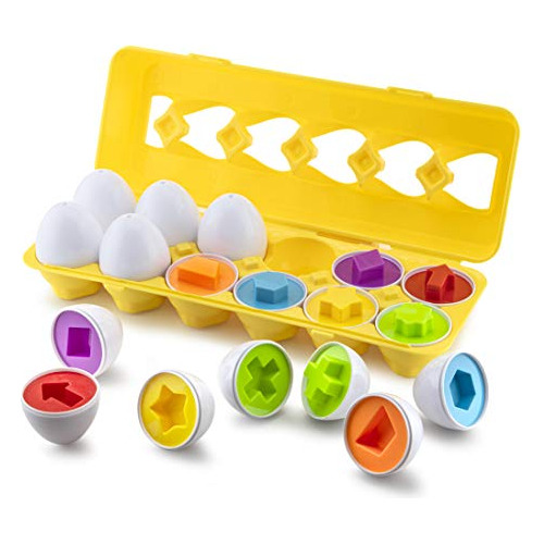 Juegue Huevos Inteligentes Con Formas Y Colores A Juego Huev