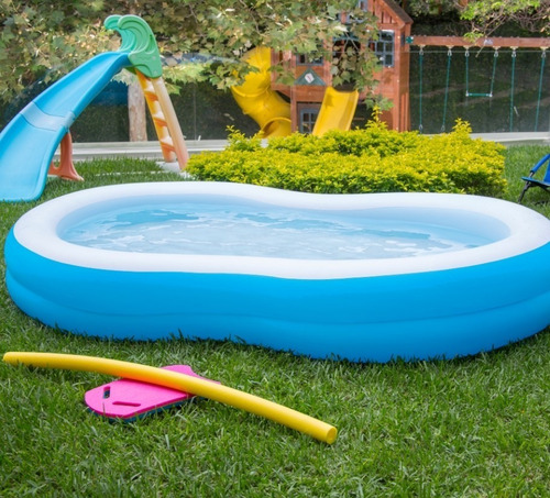 Imagen 3 de 4 de Alberca Inflable Familiar 2.62 Metros Facil De Inflar Nueva