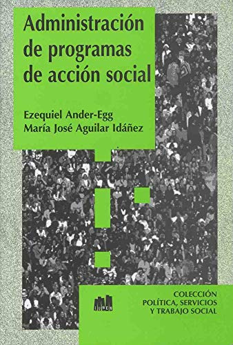 Libro Administración De Programas De Acción Social De Ezequi