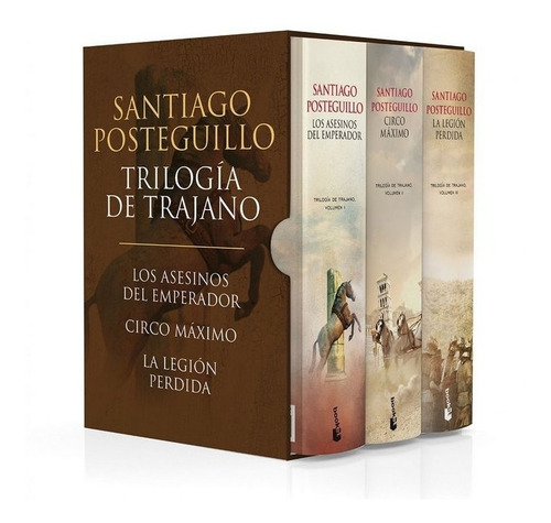 Estuche Trilogia De Trajano - Santiago Posteguillo (paper...