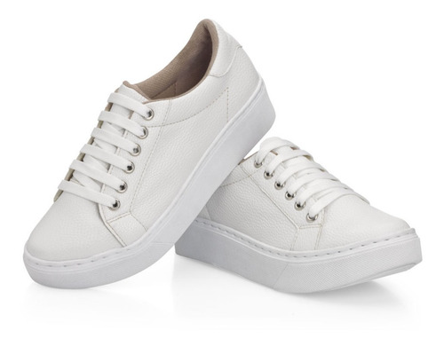 Imagen 6 de 9 de Zapatilla Mujer Sneaker Urbana Plataforma 35-41 Moda - Arona