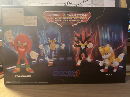 Sonic The Hedgehog Pack 4 - Sonic Shadow Tails Knuckles (Usado)