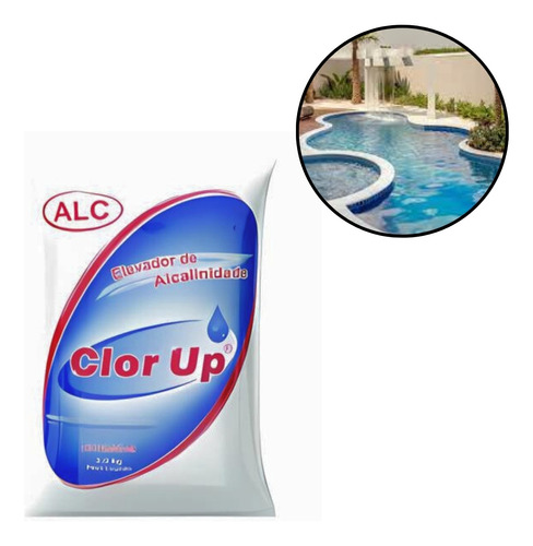 Elevador De Alcalinidade Clor Up 2kg Para Piscina