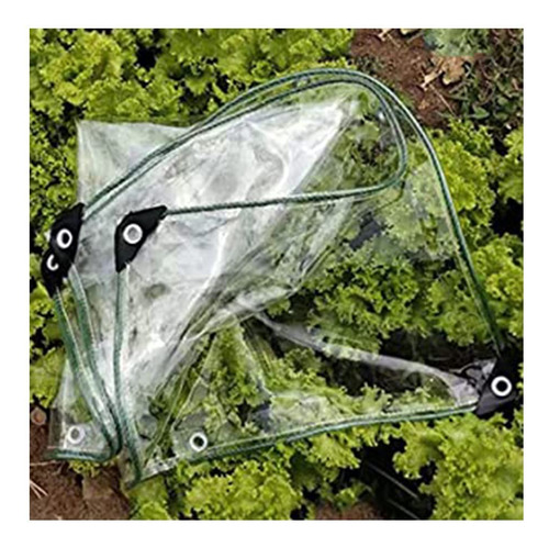 Lxhong Lona Transparente 0.3mmpvc Tela Impermeable Prueba :