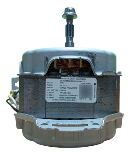 Motor Lavadora Mabe Easy Kraken 233d2246p003 Original (Reacondicionado)