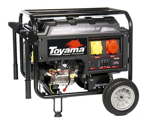 Gerador Gasolina 11.25kva Avr Trifas Tg10000cxe3d-xp Toyama