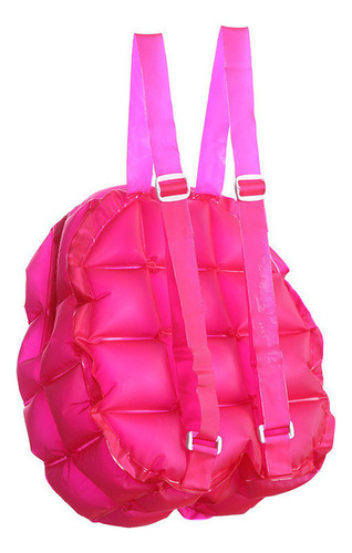 Mochila Inflable De Pvc Para Natación Infantil Rosa Roja [z]