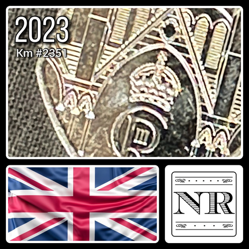 Inglaterra - 50 Pence - Año 2023 - Km #2351 - Charles Iii