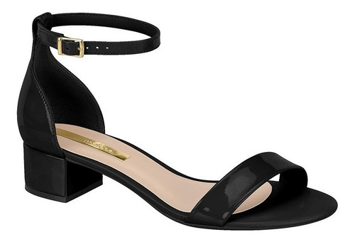 Sandália Salto Grosso Baixo Moleca Verniz Premium 5259.513 | Mercado Livre