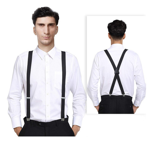 Tirantes For Hombre, Ajustables Y Resistentes, Con Clip,