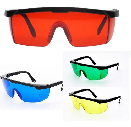 Imagen 3 de 7 de 2 Lentes Rojos Y Verde De Proteccion Laser 190-540nm Real