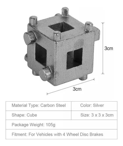 Cubo Extraccion Y Girar Piston De Freno Caliper Trasero