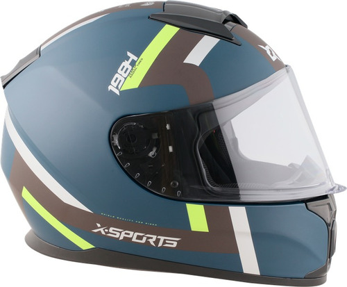 Casco X-sports M66 Azul. Varios Diseños  Nuevo Ingreso!!!