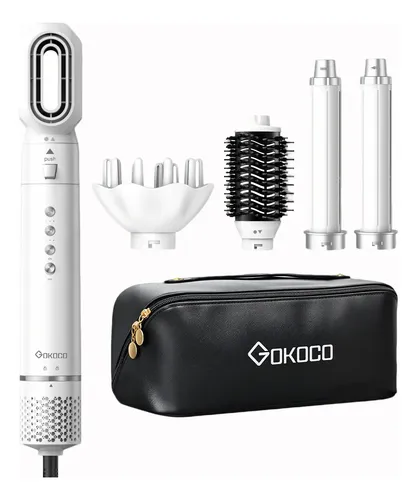 Secador De Cabelo  Gd031 Com 5 Em 1 Escova Hot Air Styler