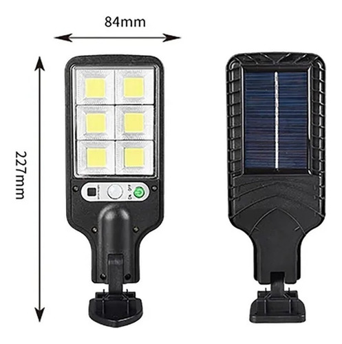 72cob Potentes Luces De Calle Solares Al Aire Libre Solar