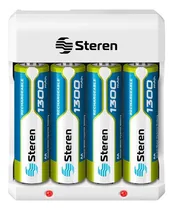 Comprar Cargador De Pilas Aa Y Aaa Steren Incluye 4 Pilas Aa