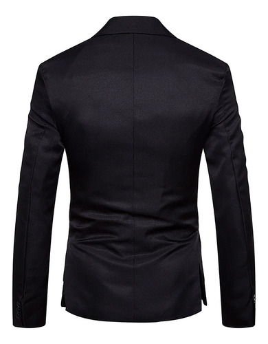 Chaqueta De Hombre W Traje Juvenil Slim Color Sólido 243 [u]