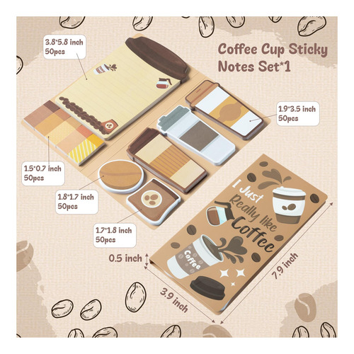 B1ykin Sticky Notes Set-tema De Dibujos Animados Lindos De