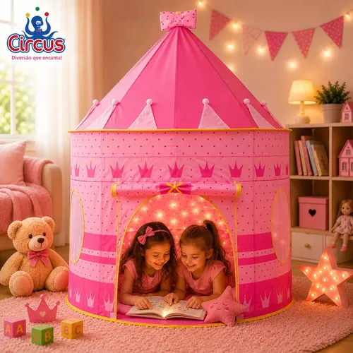 Barraca Cabana Infantil Iglu Portátil para Festa do Pijama