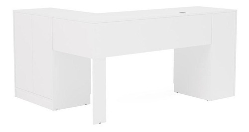 Imagem 2 de 2 de Escrivaninha Politorno Espanha mdp de 116.5cm x 75.5cm x 37.5cm x 151.5cm branco
