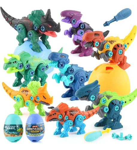 Kit Huevos Dinosaurios Armables