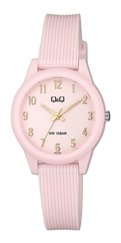 Reloj Q&q Dama Vs13j005y Rosa Sumergible 100m