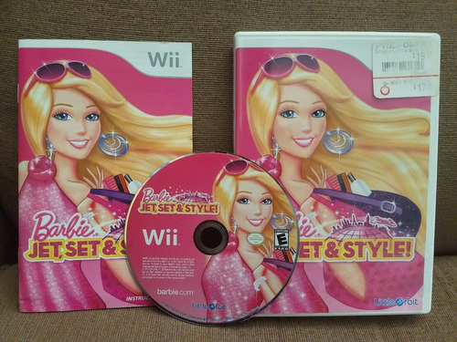 Click! Original! Barbie Jet Set And Style Niñas Wii