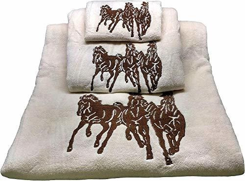 Hiend Accents Acentos 3-caballo Bordado Western