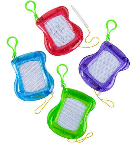 Tablón De Dibujo Magnético Portátil Para Niños, Pack 12