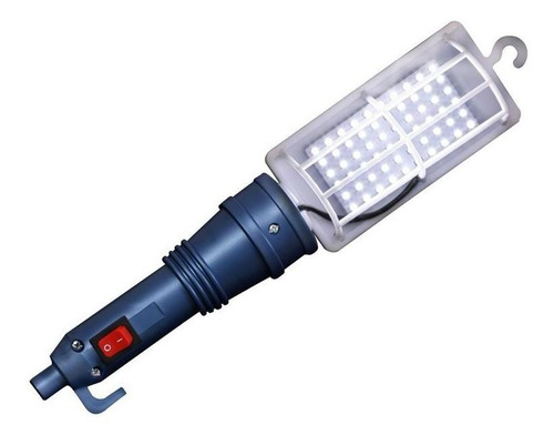 Luz Portatil Auto 12v 60 Led Cable 5 Metros Con Pinzas