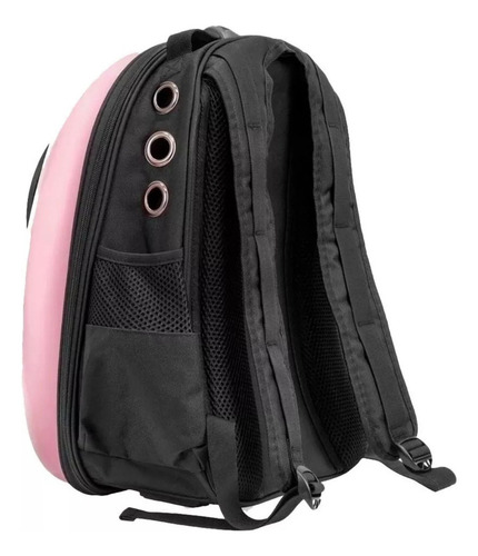 Mochila Domo Perro Gato Bolsa Transportadora Viaje 50516 Color Rosa Claro