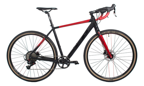 Bicicleta Slp Gravel Monoplato 11v Frenos A Disco Rodado 28 Color Negro Tamaño Del Cuadro 52